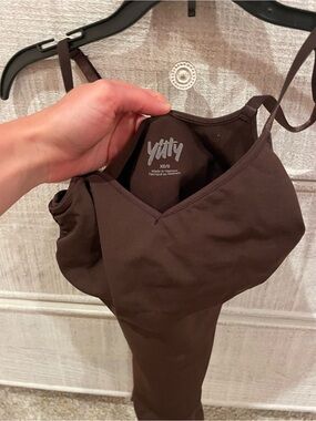 YITTY Brown V-Neck Camisole Bodysuit never worn